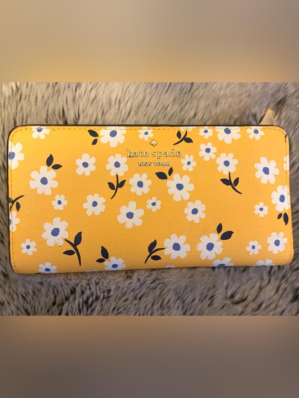 kate spade Yellow Floral Daisy Wallet